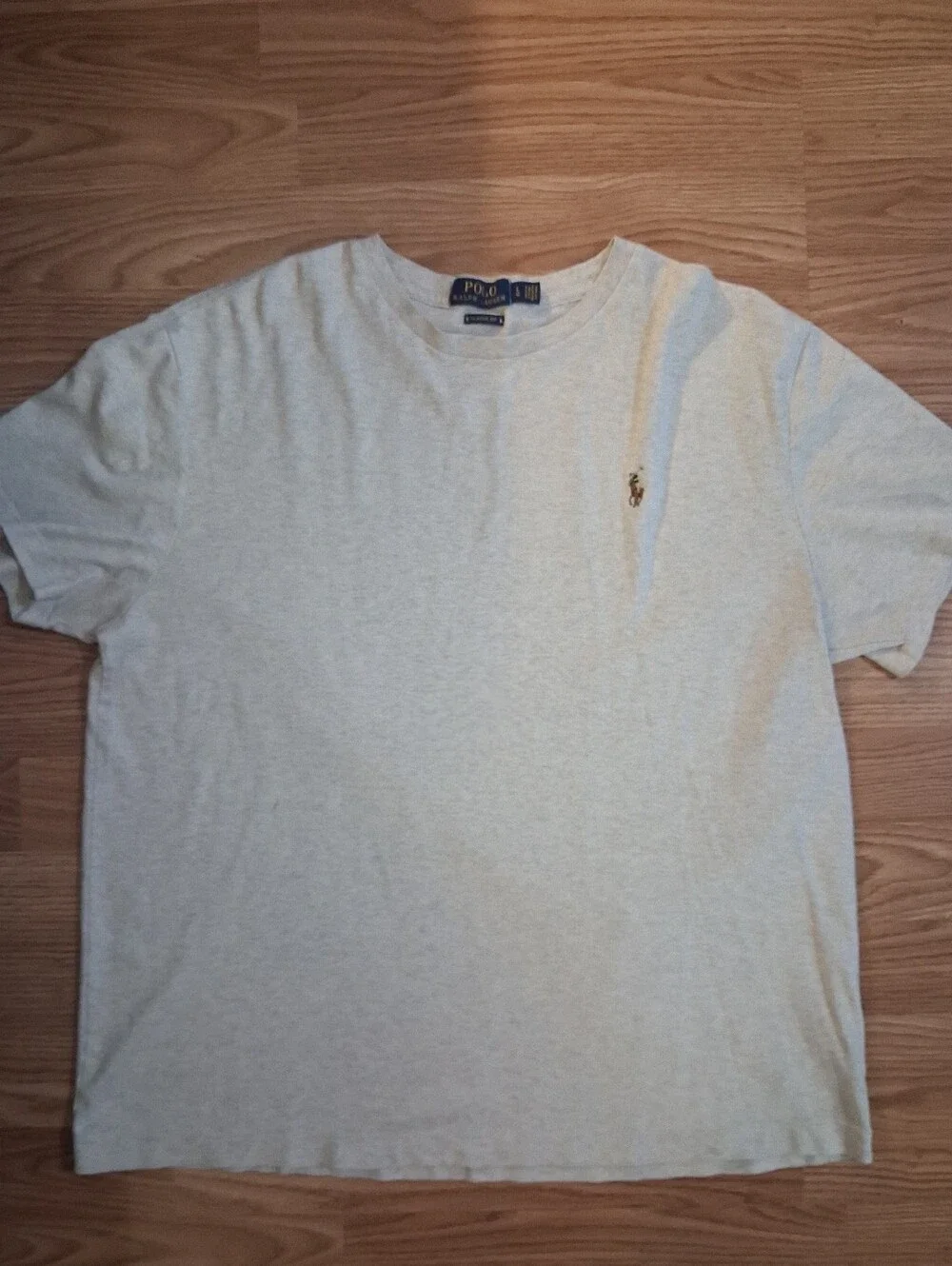 POLO RALPH LAUREN CLASSIC FIT. Mens.  Size Large.  Heather Gray.